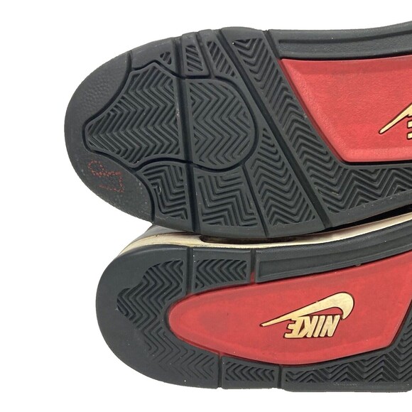 Nike Air Flight Falcon-Men\'s Sz 12 -Black/Red/White Basketball Shoes- 397204-066 main image 4